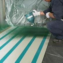 上塗り・ノンスキッド塗装｜吹き付け仕上げ