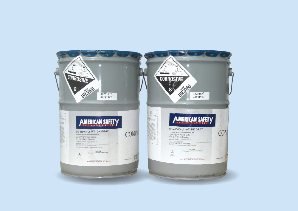 American Safety Technologies（AST）社のノンスキッド（防滑塗装）材料｜MS-4100G LW